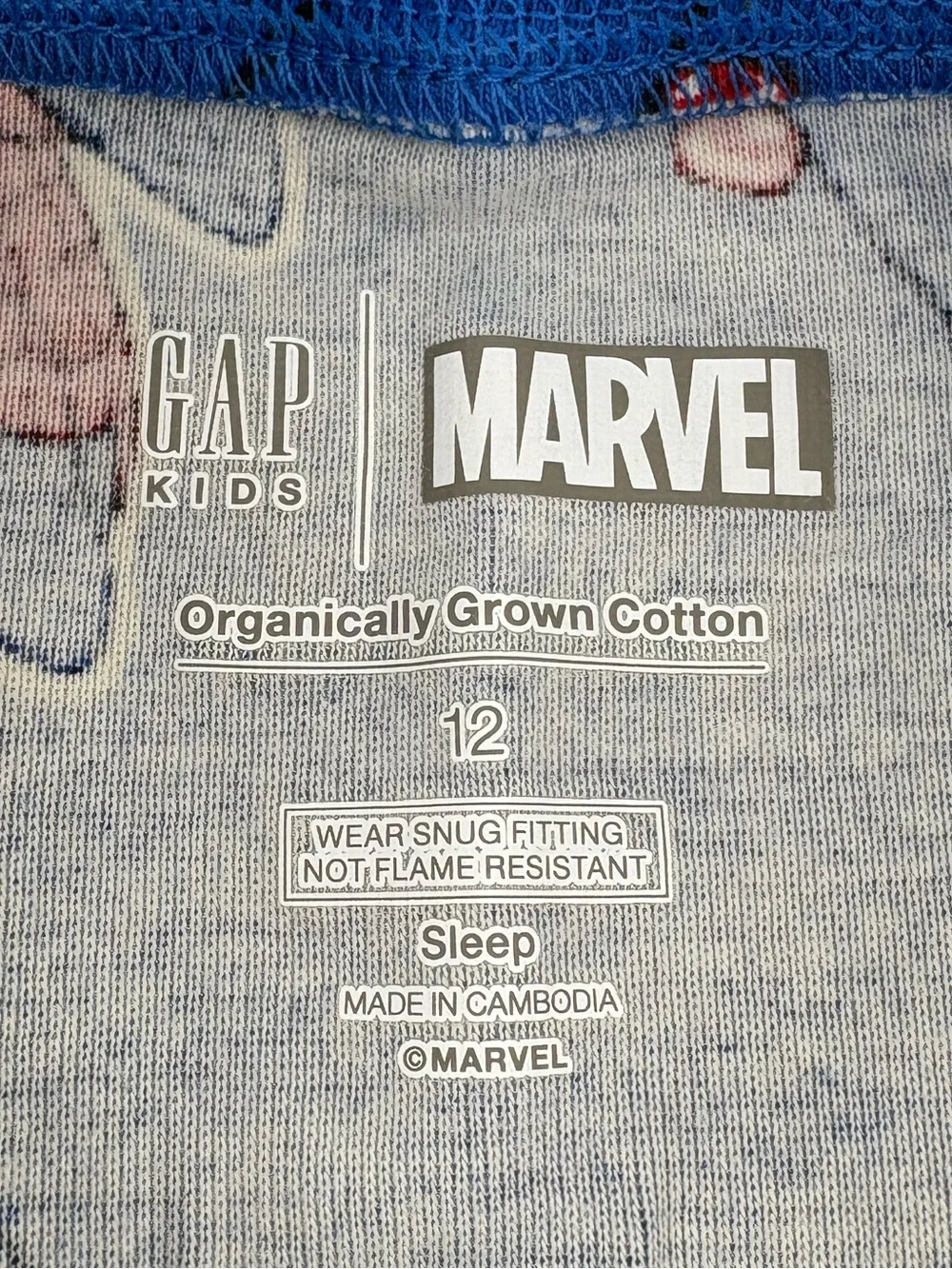 Gap Kids Marvel New Pajamas Set Christmas Spider-Man Organically Grown Cotton